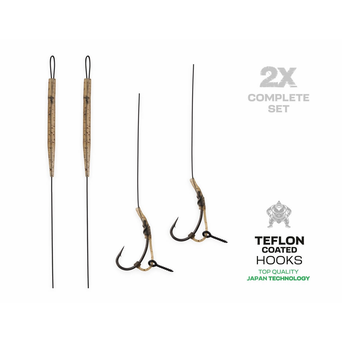 Montura Fir Monofilament ZFISH D-Rig 25lbs 2buc/pac