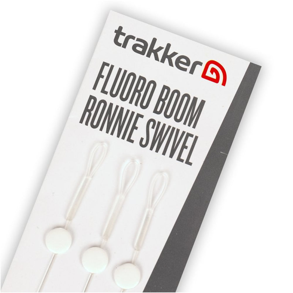 Montura Fluorocarbon Ronnie Rig TRAKKER Fluoro Boom Ronnie Swivel, 19cm, 30lbs, 3buc/pac