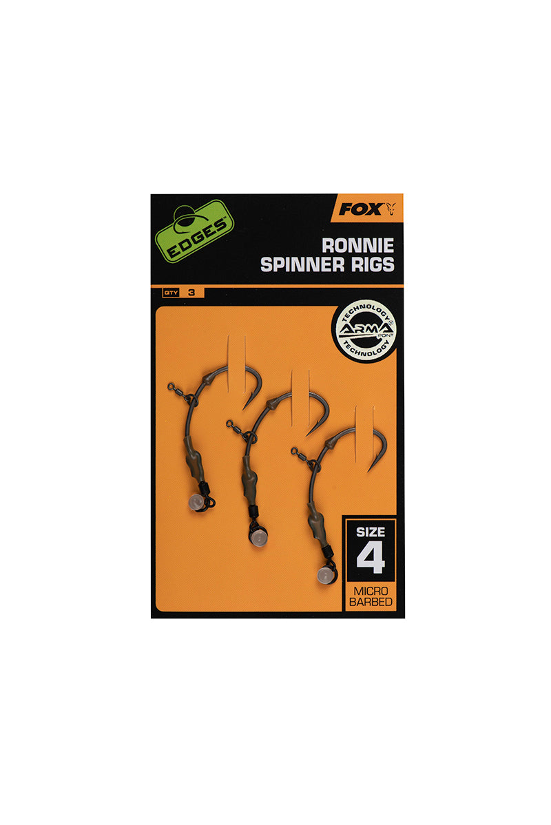 Montura Fox Ronnie Rig Carlig Medium Curve Shank Nr4    3buc/plic