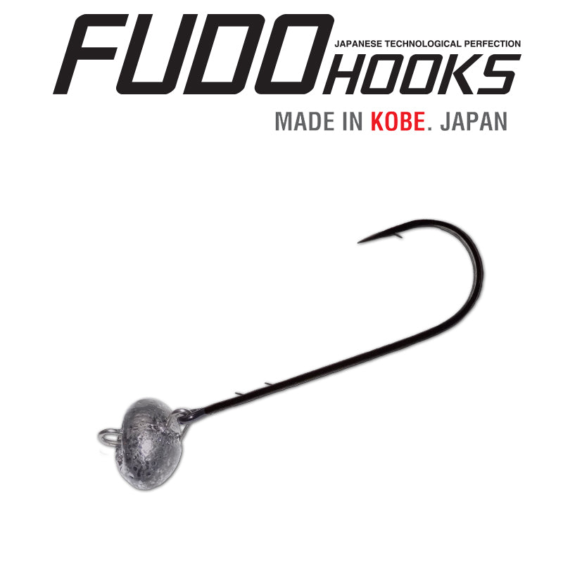 Montura Fudo Football Worm SSB Nr.4/0 Black Nickel 9g 4buc/plic