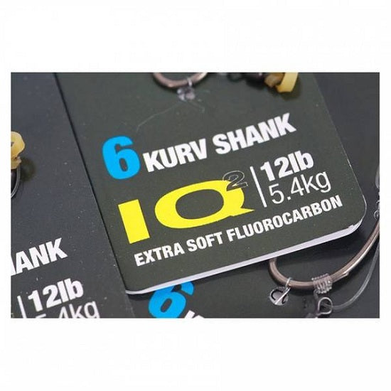 Montura Korda IQ D-Rig Kurv Shank Barbed + Free Extenda Stops, 1buc/blister Nr.4/15lbs