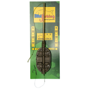 Montura Method Feeder BIBI FISHING cu Tija Long Cast cu Spin, 80g, Carlig Nr. 10, 1buc/plic