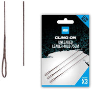 Montura Nash Cling On Unleaded Leader 75cm 3buc/plic