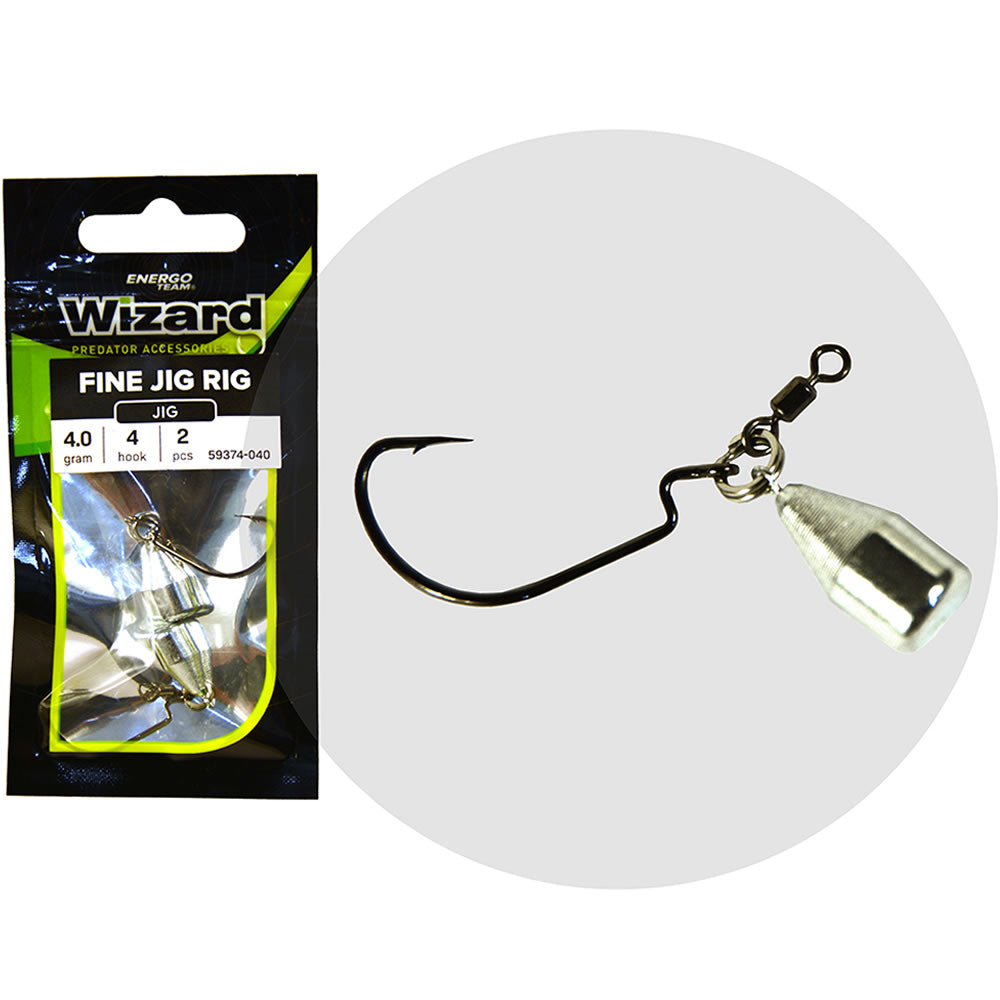 Montura Offset WIZARD Fine Jig Rig Bullet 2buc