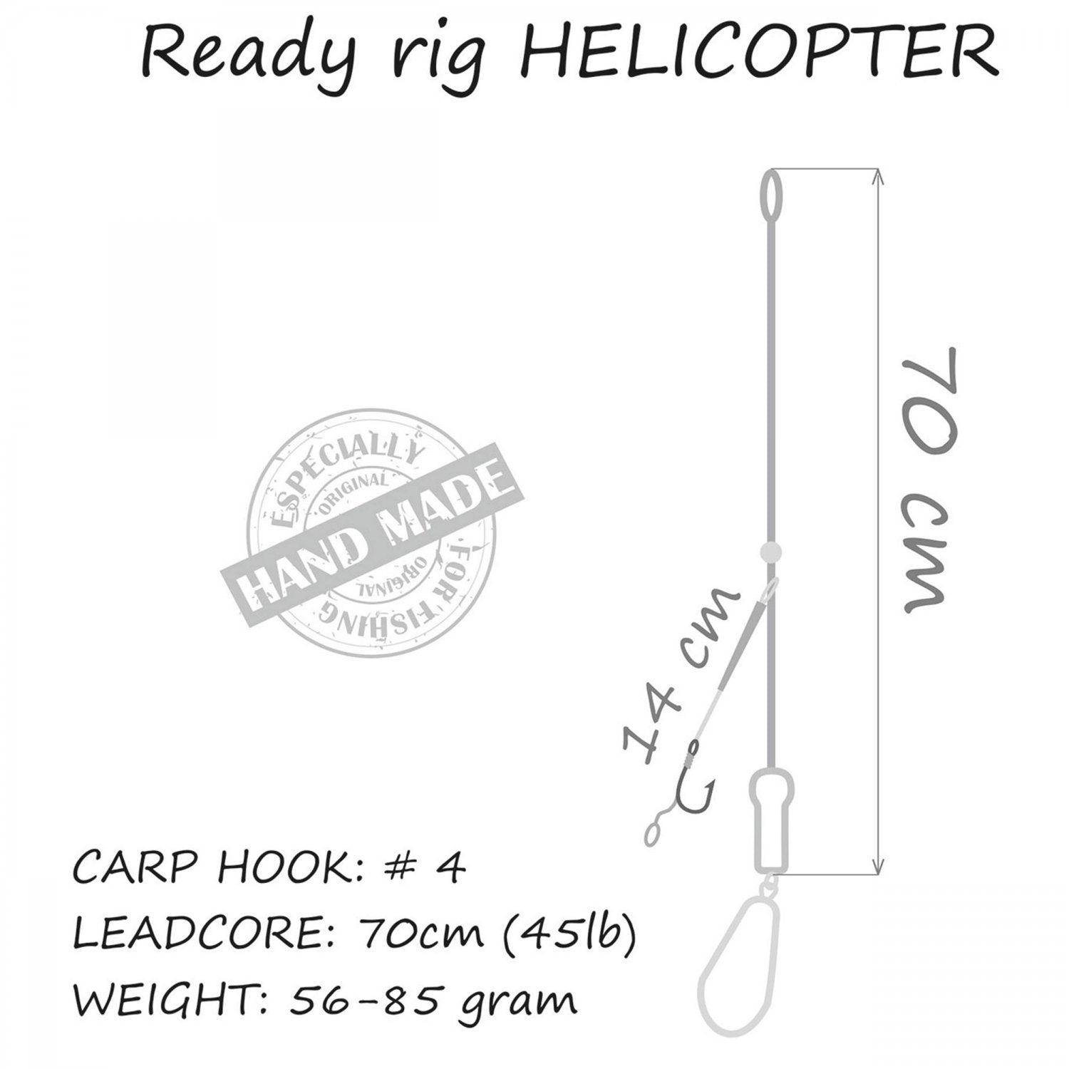 Montura Orange Carp Rig Helicopter Nr.4