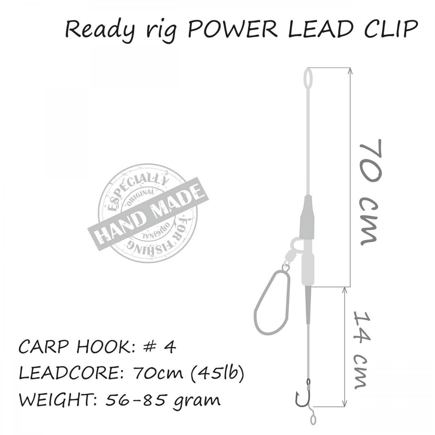 Montura Orange Carp Rig Power Lead Nr.4