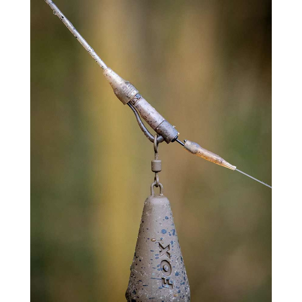 Montura Plumb Pierdut FOX Edges Tubing Lead Clip Ready Rig, Camo, 3buc/pac