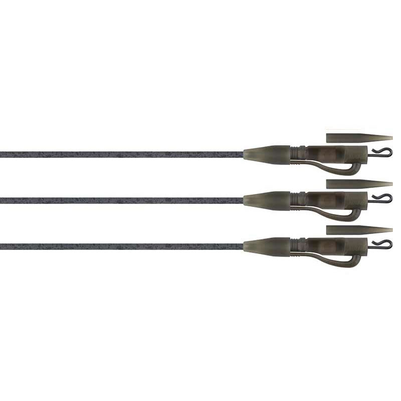 Montura Plumb Pierdut FOX Edges Tubing Lead Clip Ready Rig, Tungsten, 3buc/pac