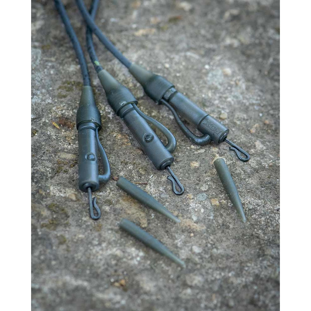 Montura Plumb Pierdut FOX Edges Tubing Lead Clip Ready Rig, Tungsten, 3buc/pac