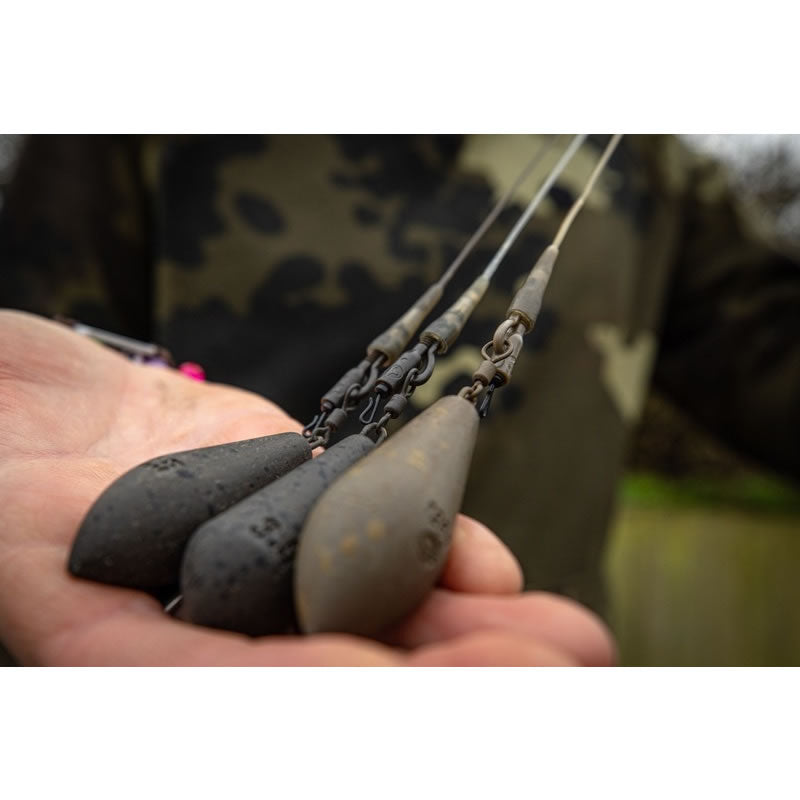Montura Plumb Pierdut KORDA Dark Matter Leader QC Hybrid Clip, Gravel, 30lbs, 50cm