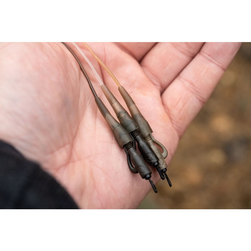 Montura Plumb Pierdut KORDA Dark Matter Leader QC Hybrid Clip, Weed, 30lbs, 50cm
