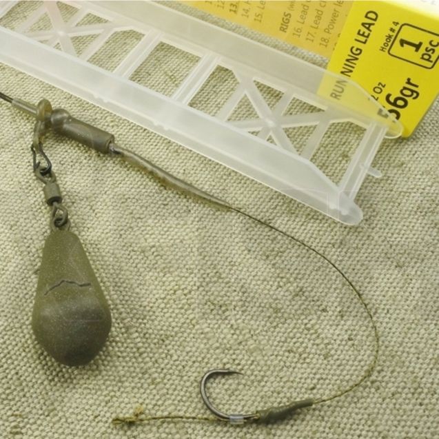 Montura Rig Crap Orange Carlig Running Lead Nr.4 1buc