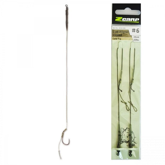 Montura Rig Crap Zebco No.2 Z-Carp Line Aligner Coated