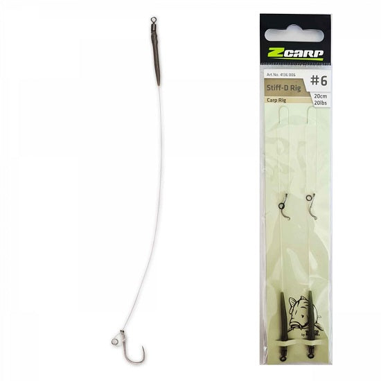 Montura Rig Crap Zebco No.6 Z-Carp Stiff-D Rig