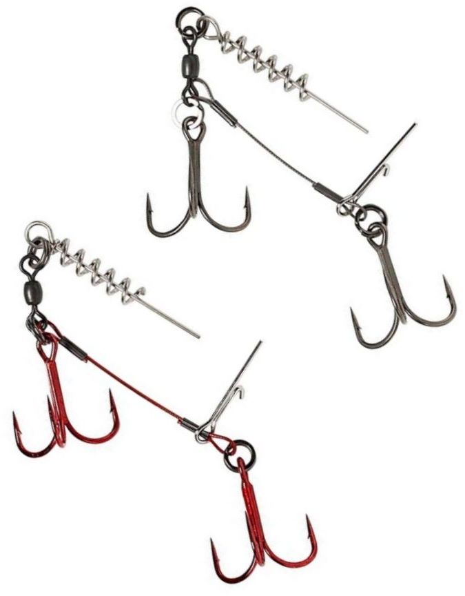 Montura SAVAGE GEAR Carbon Corkscrew Stinger, 31Kg, Nr.2-3/0, 2buc/pac