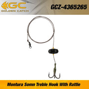 Montura Somn Golden Catch Treble Hook With Rattle