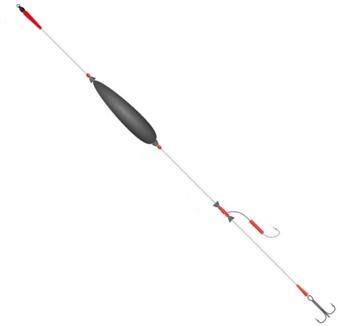Montura Somn Mikado Set Big Bait Ready Rig, Nr.3/0-6/0, 200cm, 100kg, 1buc/pac