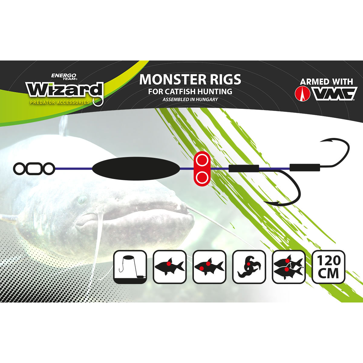 Montura Somn WIZARD cu Pluta si Zornaitoare 10g, 6/0+8/0 Specimen, 1buc/pac