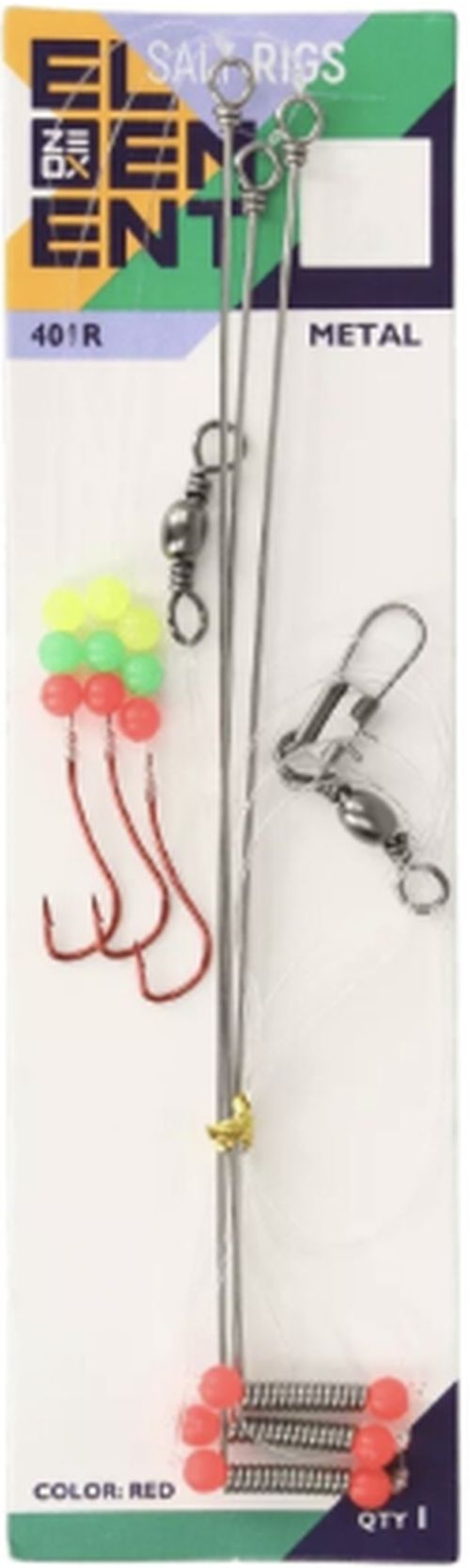 Montura ZEOX Chefal 401R, Size 2, 3 Hooks, 1buc/pac