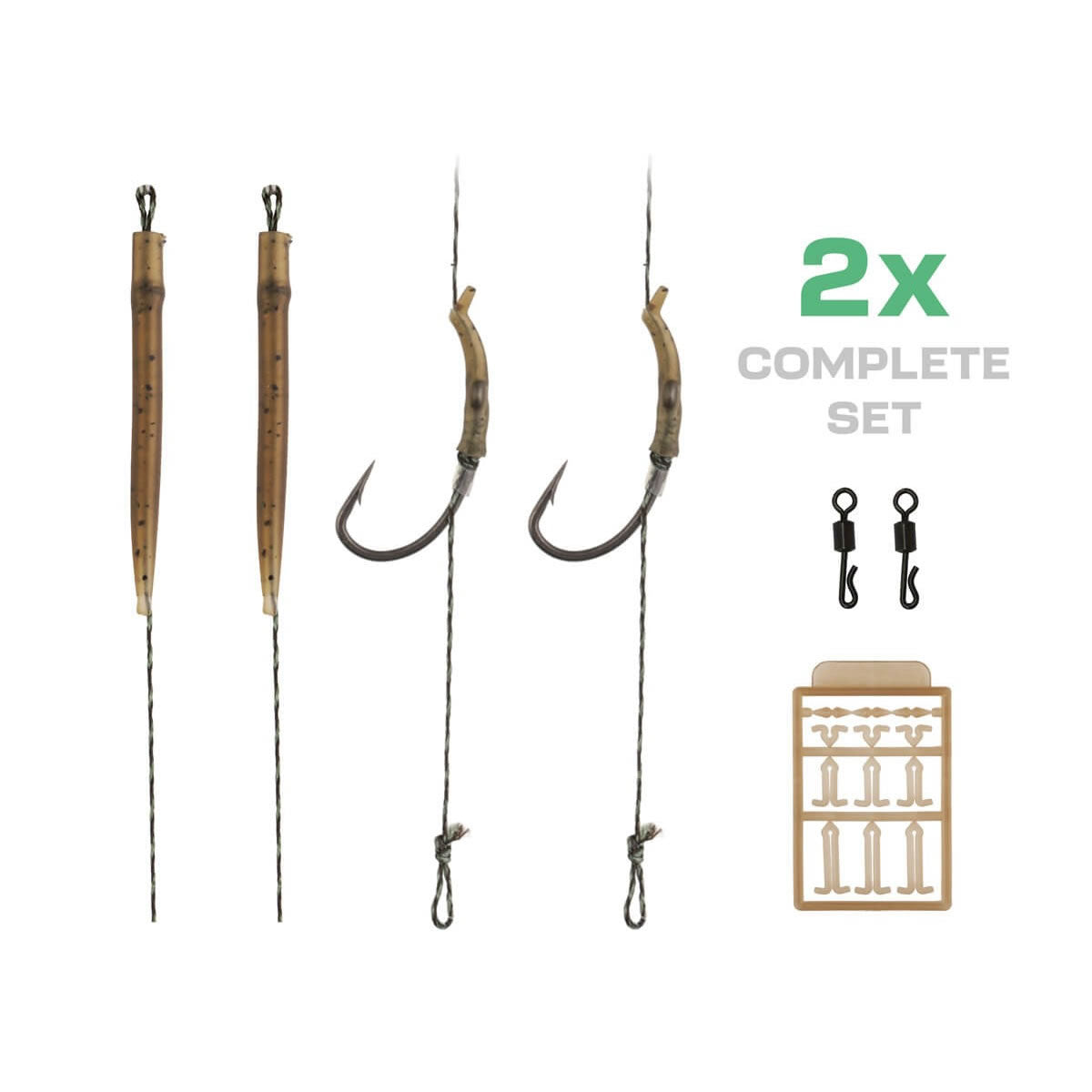 Montura ZFISH Curve Shank 25lbs 2buc/pac