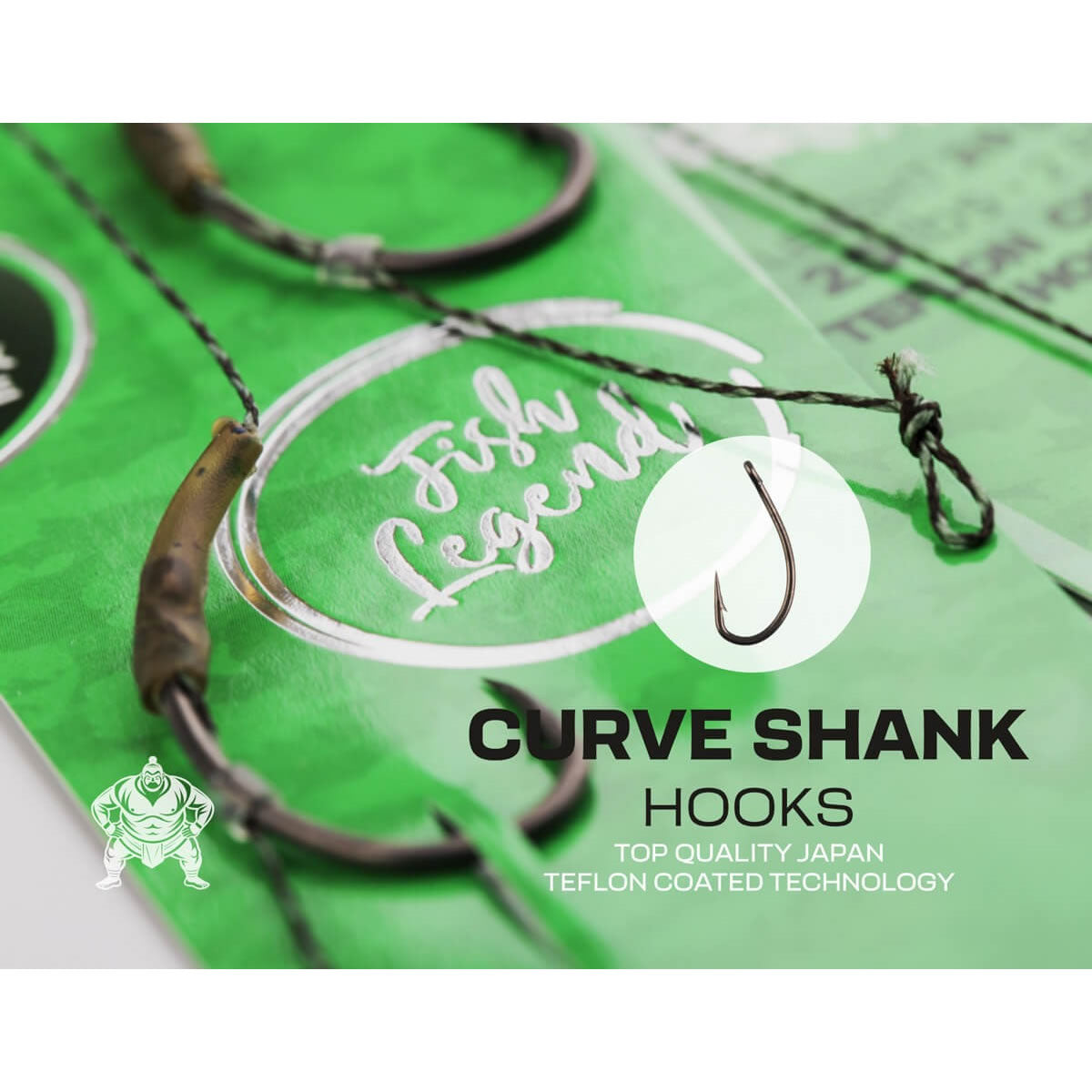 Montura ZFISH Curve Shank 25lbs 2buc/pac