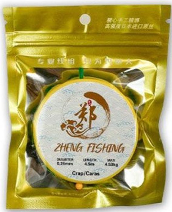Montura Zheng Fishing, Crap Caras, 6.35kg, 0.31mm, 6.3m, 1buc/pac