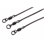 Montura cu Vartej si Anou Korda Kable Ring Swivel, Weed Silt, 50cm