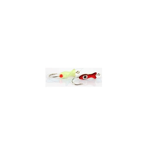 Mormasca Shark EM006080 Rosu Phospho 1.10gr Carlig nr 8