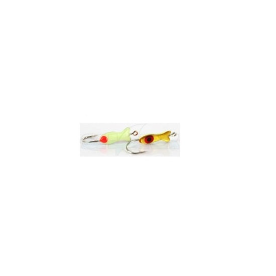 Mormasca Shark EM006081 Galben Phospho 1.10gr Carlig nr 8