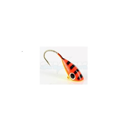 Mormasca Shark LM0044/12 Rosu Negru 1.10gr Carlig nr 10