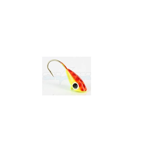 Mormasca Shark LM0044/5 Rosu Galben 1.10gr Carlig nr 10