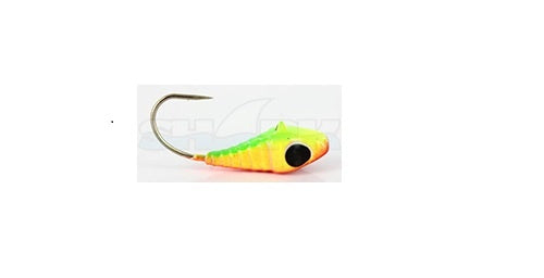 Mormasca Shark LM0055/1 Rosu Galben 0.80gr Carlig nr 10