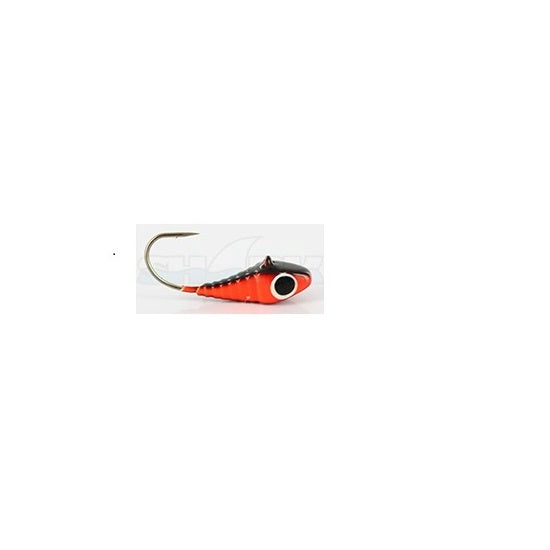 Mormasca Shark LM0055/3 Rosu Negru 0.80gr Carlig nr 10