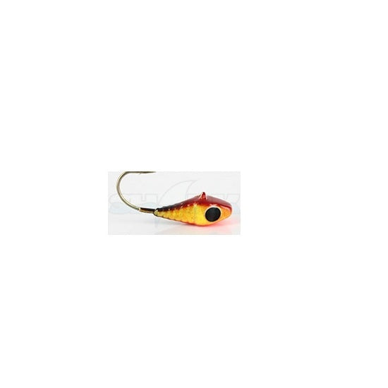 Mormasca Shark LM0055/5 Galben Negru 0.80gr Carlig nr 10