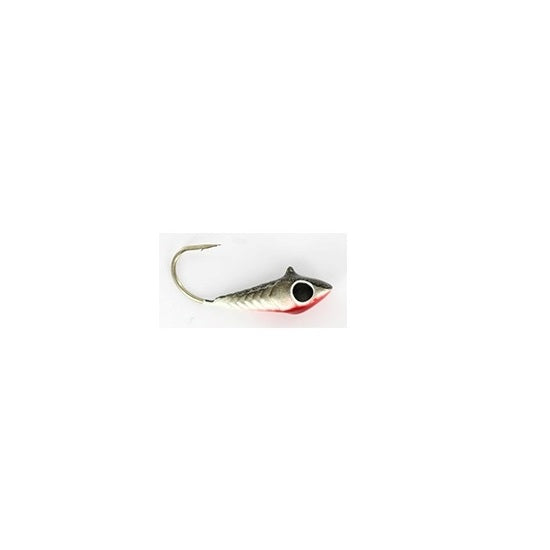 Mormasca Shark LM0066/13 Rosu Alb 0.80gr Carlig nr 10