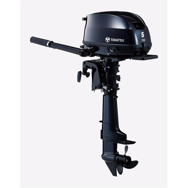 Motor Barca Termic Tohatsu 5 cai 4 timpi Cizma Scurta 38.10cm