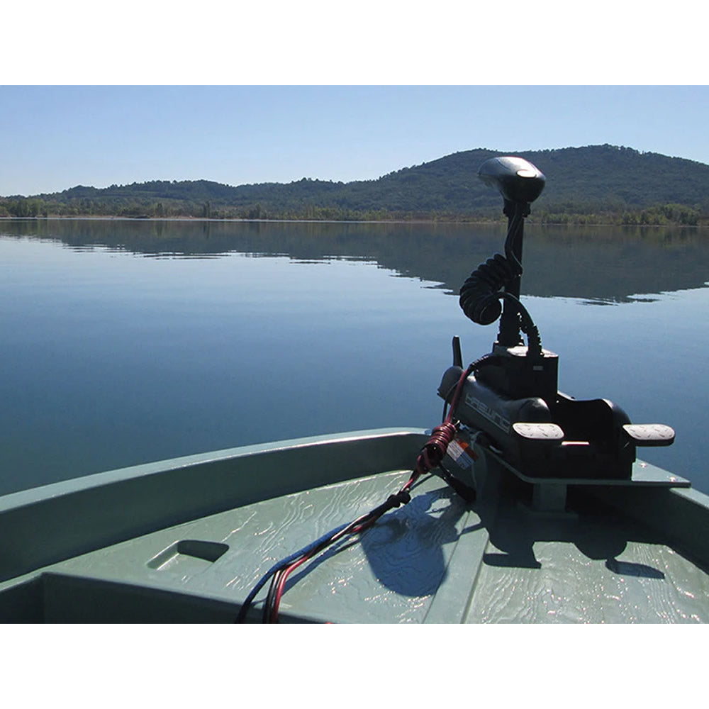 Motor Electric HASWING Cayman B GPS 55lb Long Shaft, Black