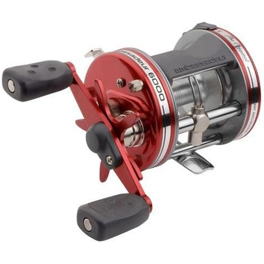 Mulineta ABU GARCIA Ambassadeur 6000 Red Reel, Right Hand