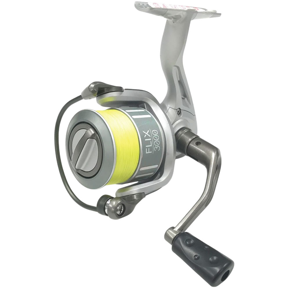 Mulineta ALPHA TACKLE Spinning Flix 5.2:1 2+1rul + Fir Textil