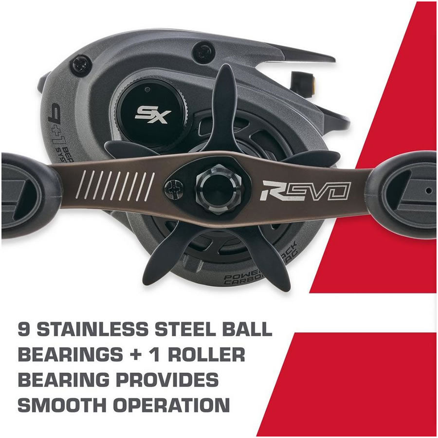 Mulineta Abu Garcia Revo SX Low Profile Reel, Left, 7.3:1, 9+1rul