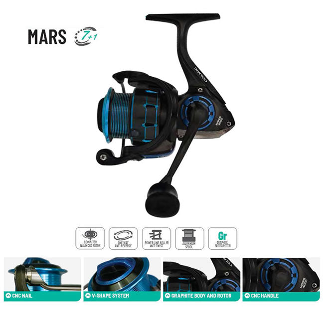 Mulineta Colmic Mars FD 7+1BB