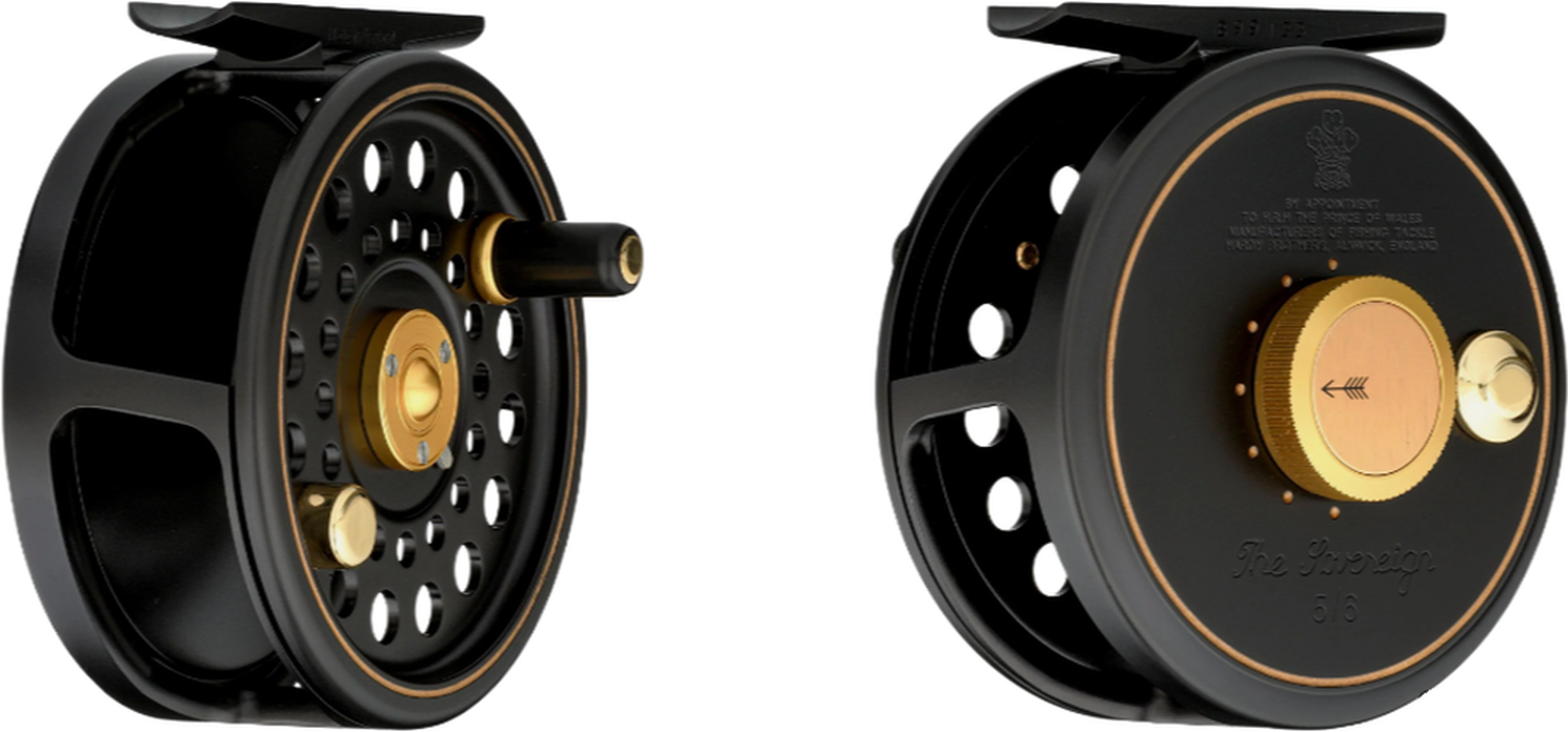 Mulineta Hardy Sovereign Fly Reel, Black, 9/10WT