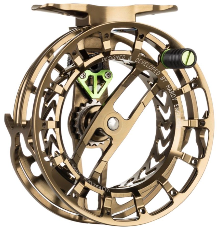Mulineta Hardy Ultraclick UCL Fly Reel Olive Bronze