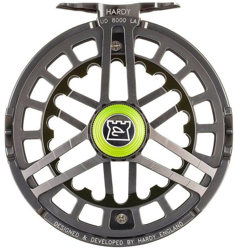Mulineta Hardy Ultradisc UDLA Fly Reel Gun Metal Green