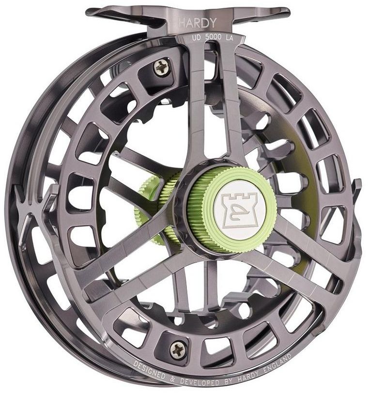 Mulineta Hardy Ultradisc UDLA Fly Reel Gun Metal Green