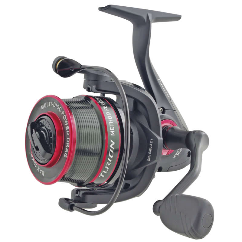 Mulineta KONGER Turion Method Feeder 750FD, 4.7:1, 0.22mm/182m, 6+1rul