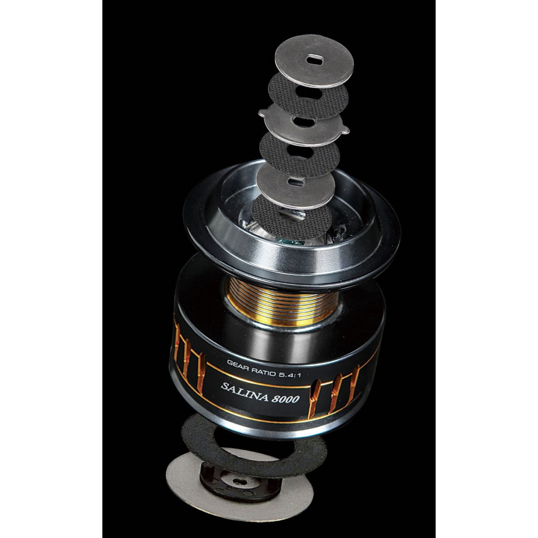 Mulineta Okuma Salina Saltwater 8000A, 5.4:1, 6+1rul
