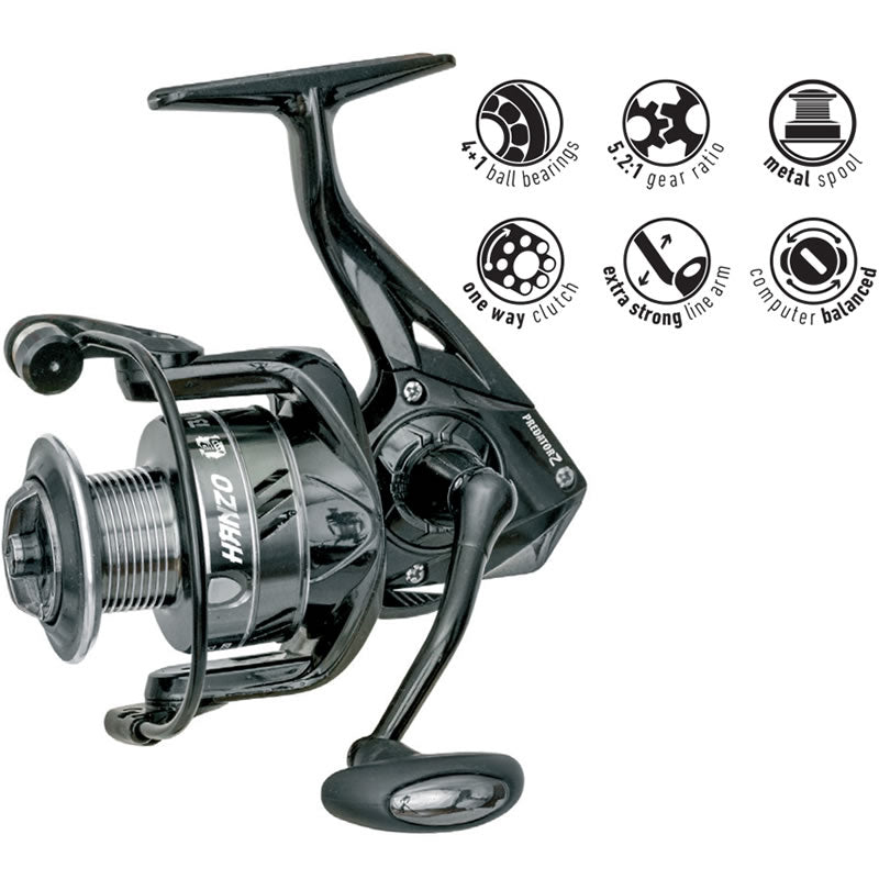 Mulineta PREDATOR-Z Hanzo Budo FD4000, 5.2:1, 0.25mm/215m, 5rul