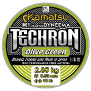 Multifilament Konger Techron Olive 0.10mm 10m