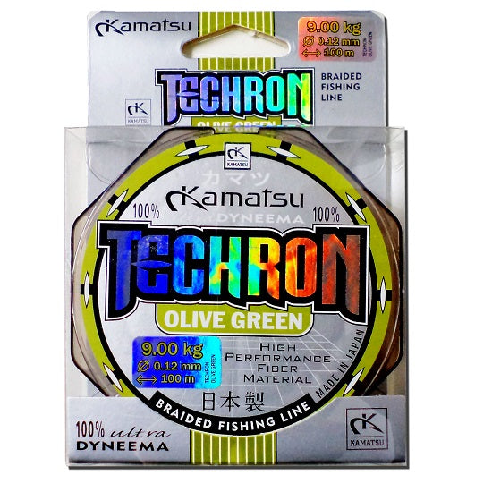 Multifilament Konger Techron Olive 100m 0.16mm